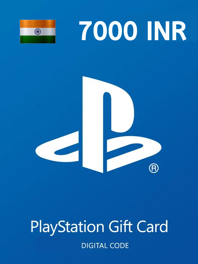 PSN GIFT CARD 7000 INR PSN GIFT CARD 7000 INR INDIA - Image 1