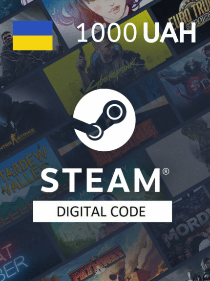 STEAM GIFT CARD 1000 UAH UKRAINE
