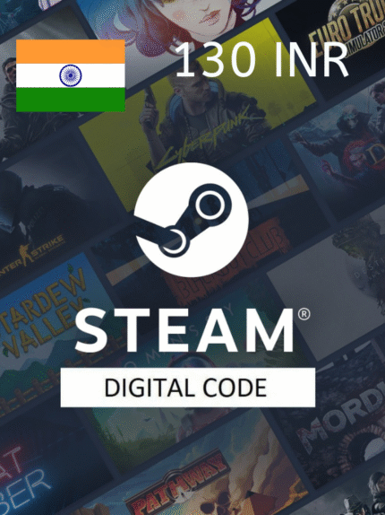 STEAM GIFT CARD 130 INR INDIA