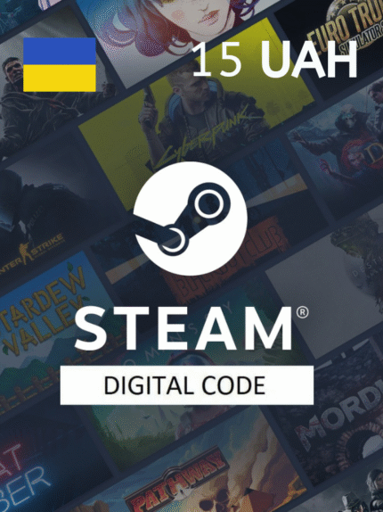 STEAM GIFT CARD 15 UAH UKRAINE
