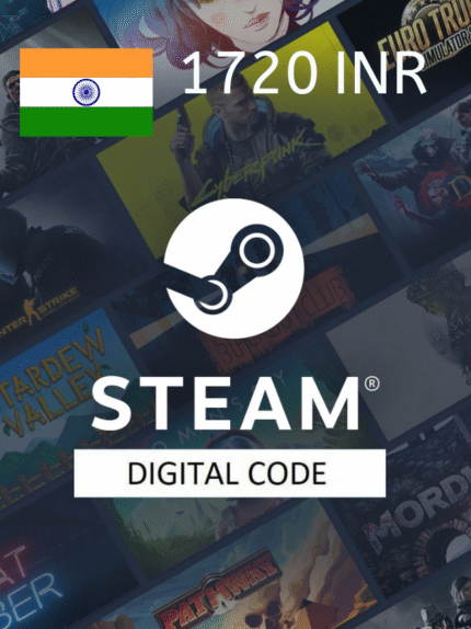 STEAM GIFT CARD 1720 INR INDIA