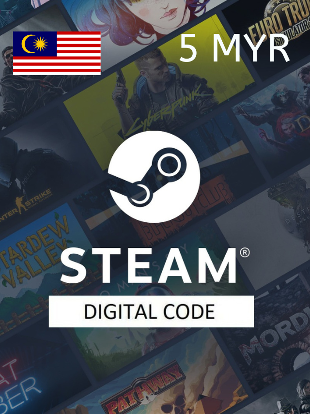 5 MYR STEAM GIFT CARD STEAM GIFT CARD 5 MYR MALAYSIA - Image 1