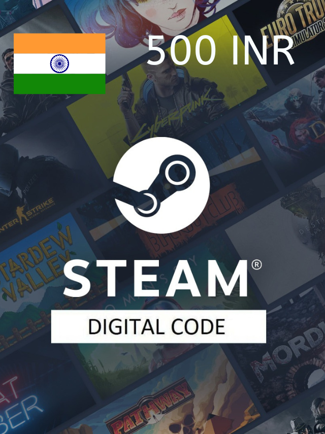 500 INR STEAM GIFT CARD STEAM GIFT CARD 500 INR INDIA - Image 1