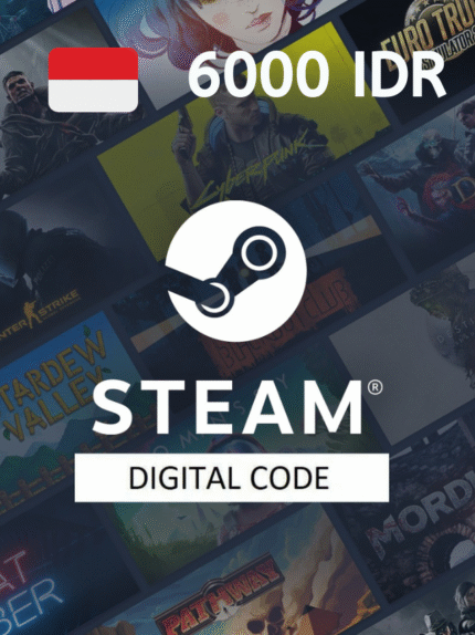 STEAM GIFT CARD 6000 IDR INDONESIA