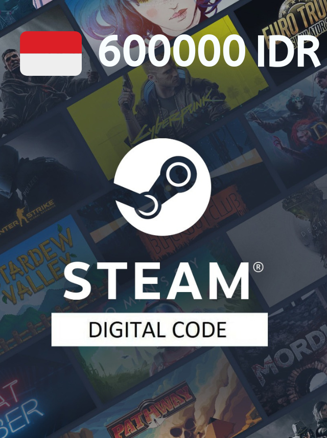 600000 IDR STEAM GIFT CARD STEAM GIFT CARD 600000 IDR INDONESIA - Image 1