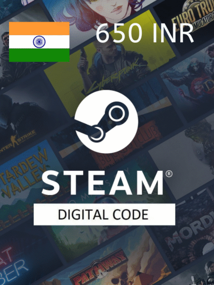 STEAM GIFT CARD 650 INR INDIA