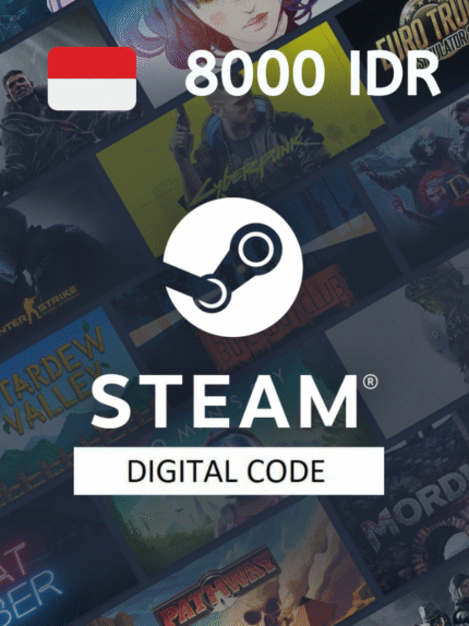 STEAM GIFT CARD 8000 IDR INDONESIA